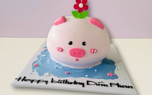 Bánh sinh nhật cho em gái yêu động vật - Sáng Tạo Và Phong Cách Riêng Độc Đáo Từ An Cake