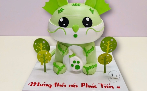 Mẫu bánh kem thôi nôi cho bé tuổi rồng - Đẳng cấp từ An Cake - Bánh Kem Tân Phú