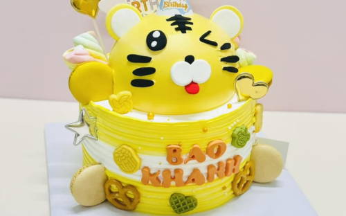 Mẫu bánh kem con hổ cho bé trai - Sáng tạo và ý nghĩa từ An Cake