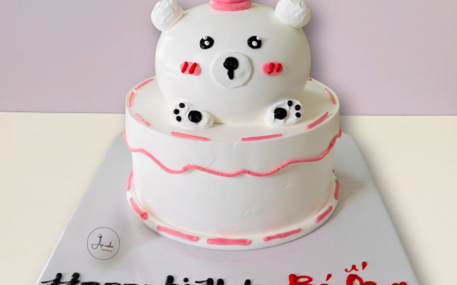 Bánh kem hình gấu cho bé - 1 Món quà ngọt ngào dành cho thiên thần nhỏ