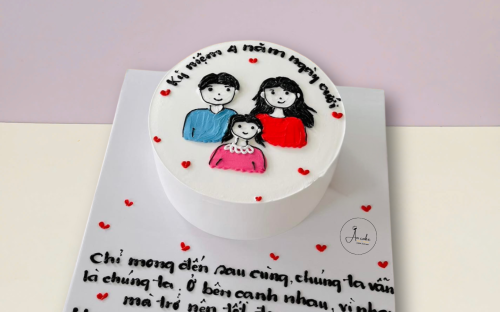 Bánh kem kỷ niệm ngày cưới - Biểu tượng của 1 tình yêu và hạnh phúc