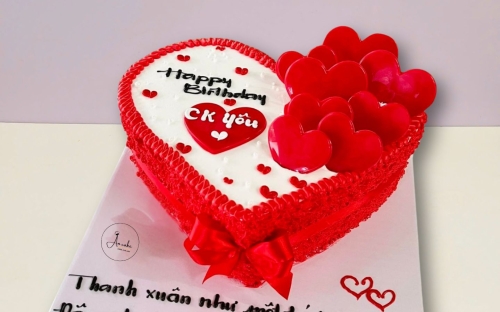 Bánh Kem Hình Trái Tim Tặng Mẹ - 1 Sự Gửi Gắm Tình Cảm Trong Mỗi Khoảnh Khắc