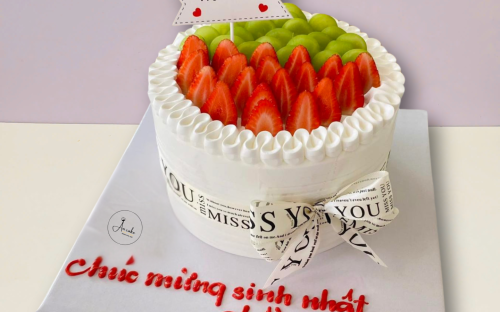 Bánh kem mix trái cây tươi – 1 Sự kết hợp hoàn hảo giữa ngọt ngào và tươi mát