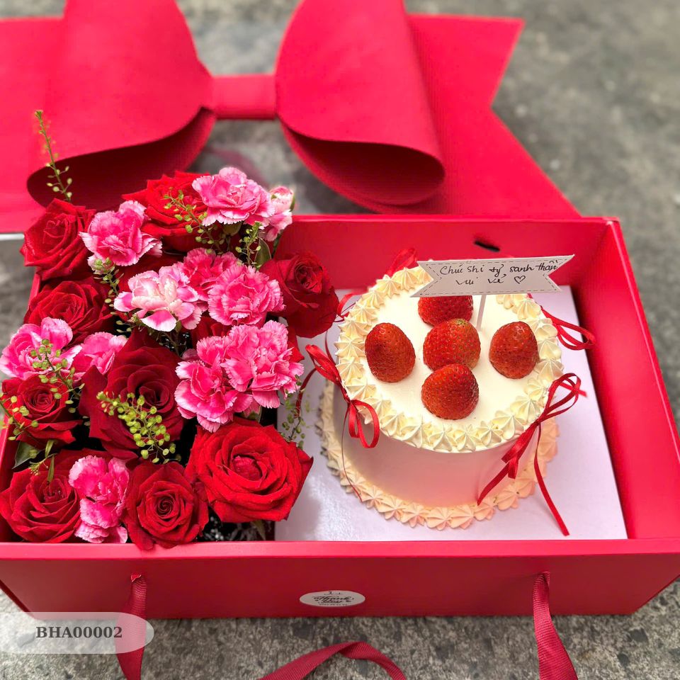 Set Hoa tươi & bánh - BHA00002