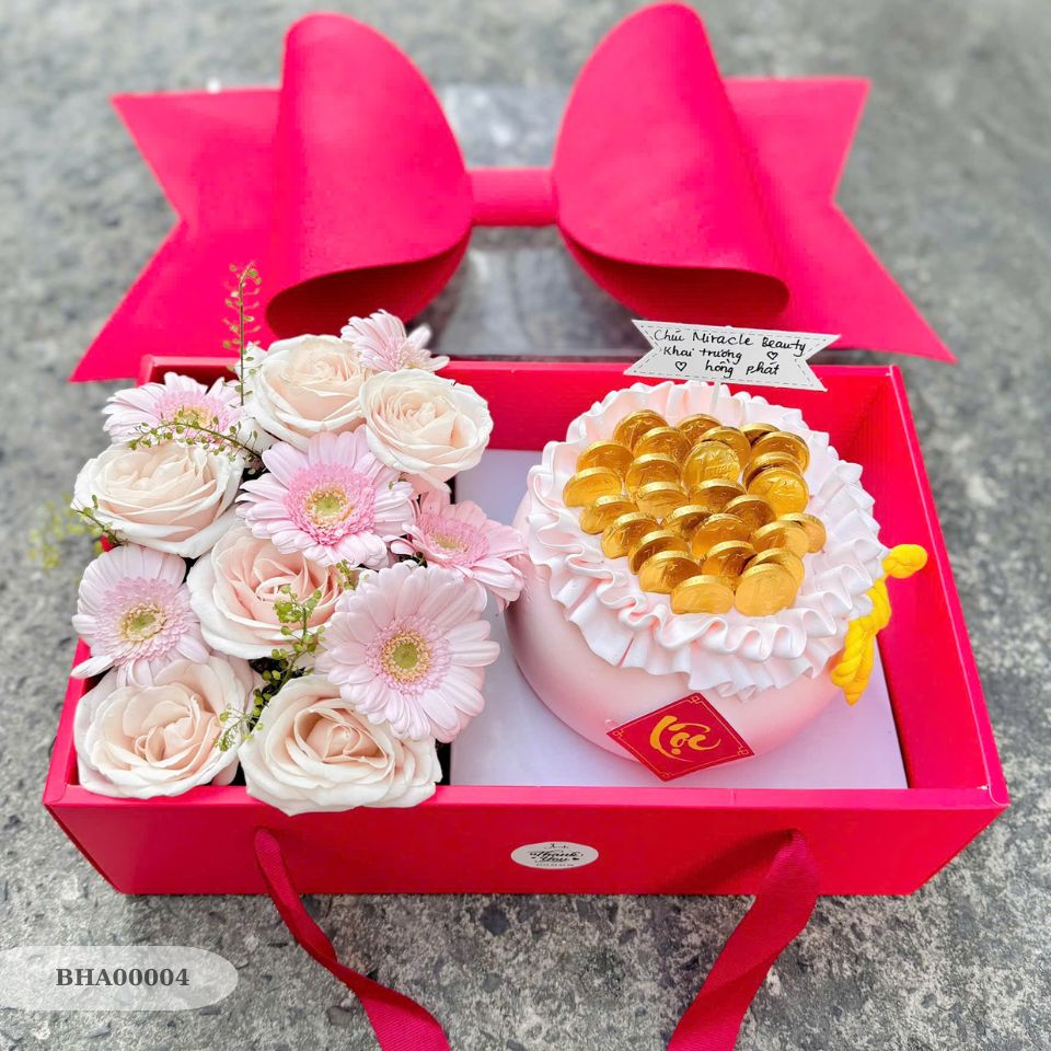 Set Hoa tươi & bánh - BHA00004