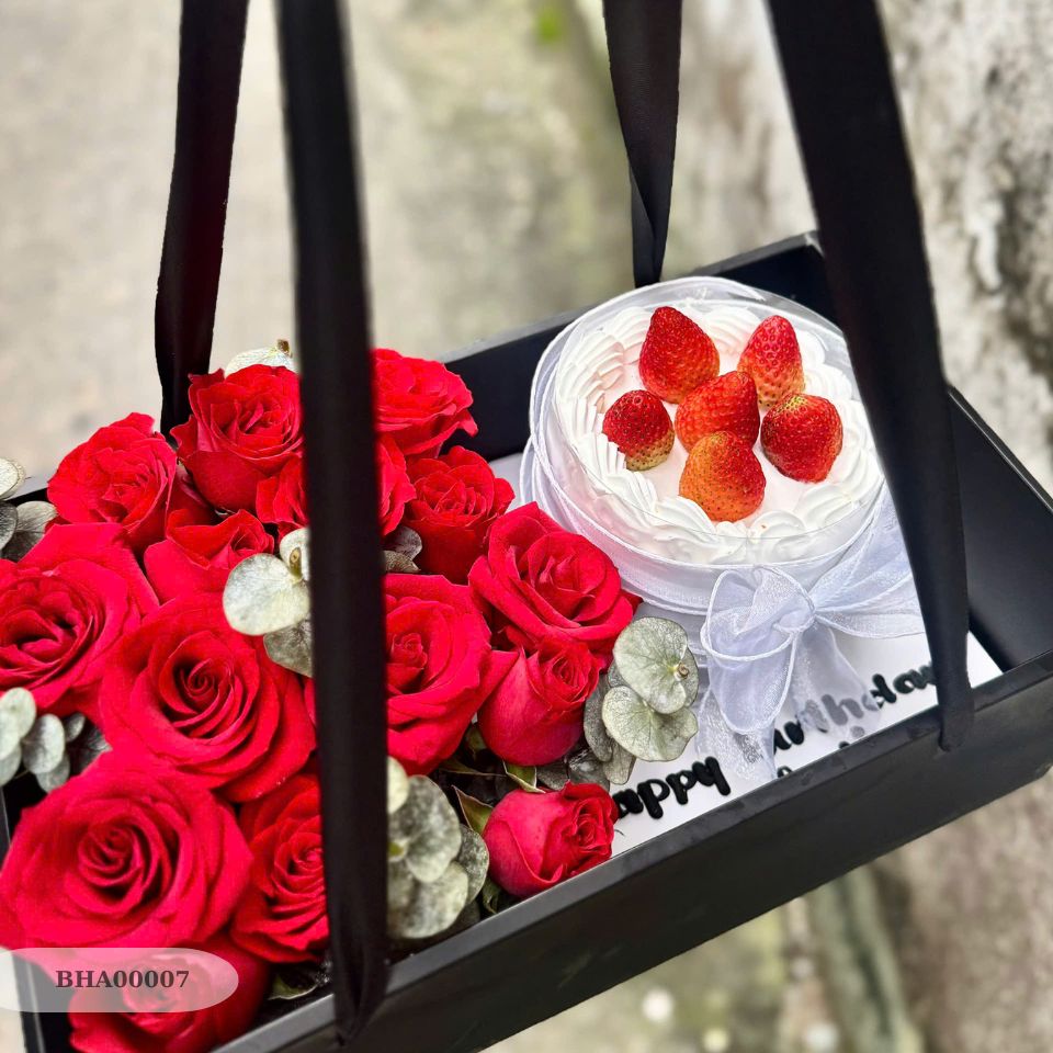 Set Hoa tươi & bánh - BHA00007