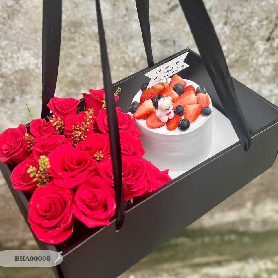 Set Hoa tươi & bánh - BHA00008