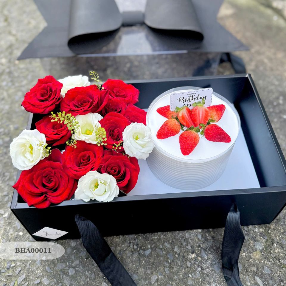 Set Hoa & bánh - BHA00011