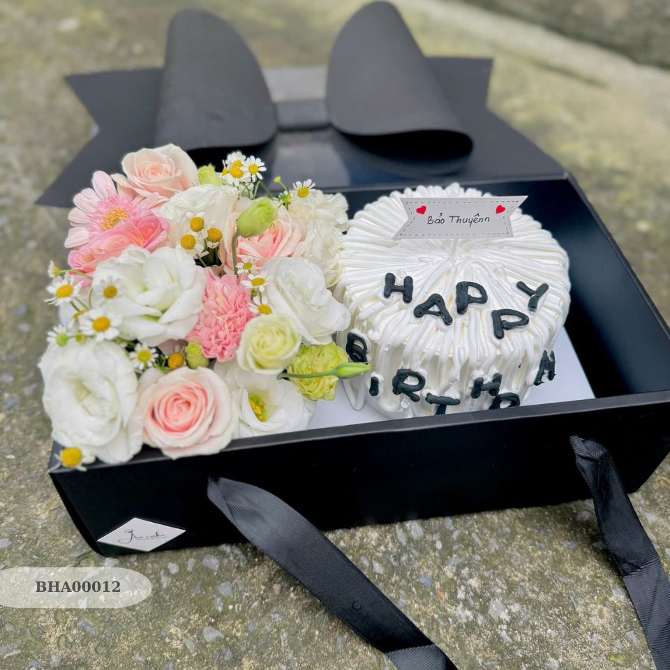 Set Hoa & bánh - BHA00012