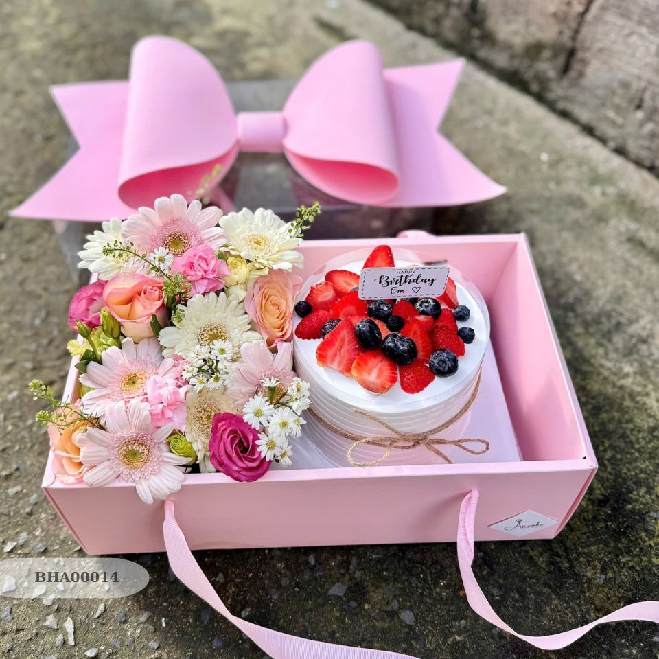 Set Hoa & bánh - BHA00014