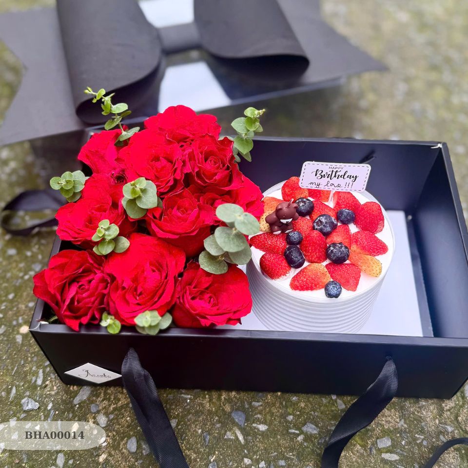 Set Hoa tươi & bánh - BHA00014