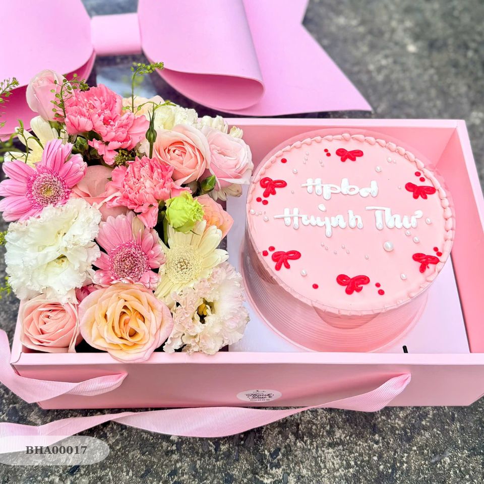 Set Hoa tươi & bánh - BHA00017