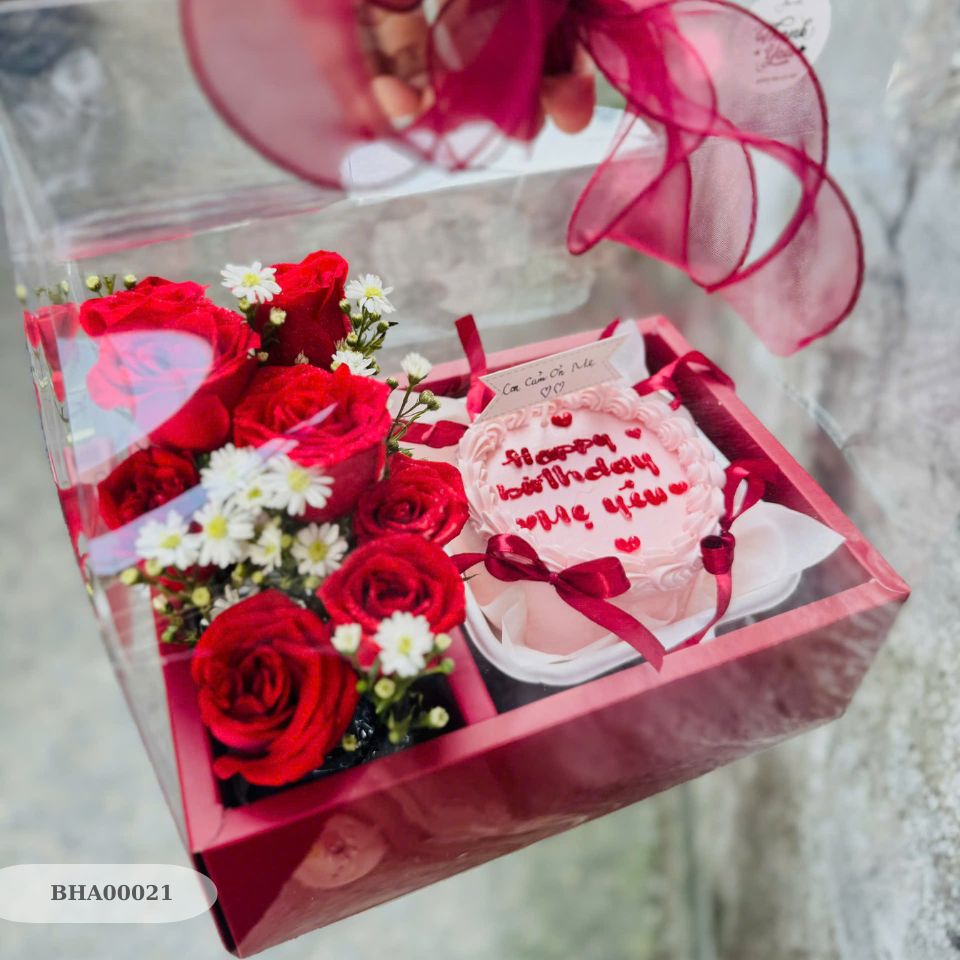 Set Hoa tươi & bánh - BHA00021