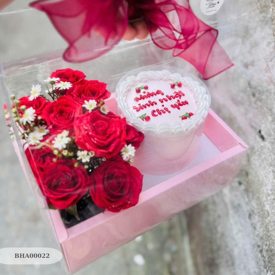 Set Hoa tươi & bánh - BHA00022