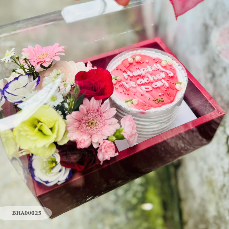 Set Hoa tươi & bánh - BHA00025