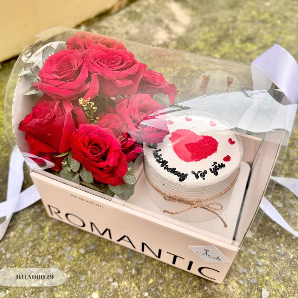 Set Hoa tươi & bánh - BHA00029