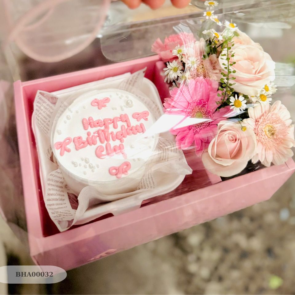 Set Hoa tươi & bánh - BHA00032