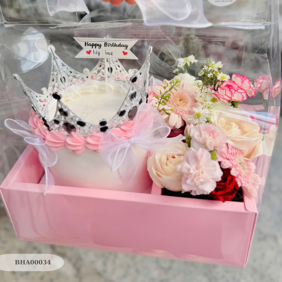 Set Hoa tươi & bánh - BHA00034