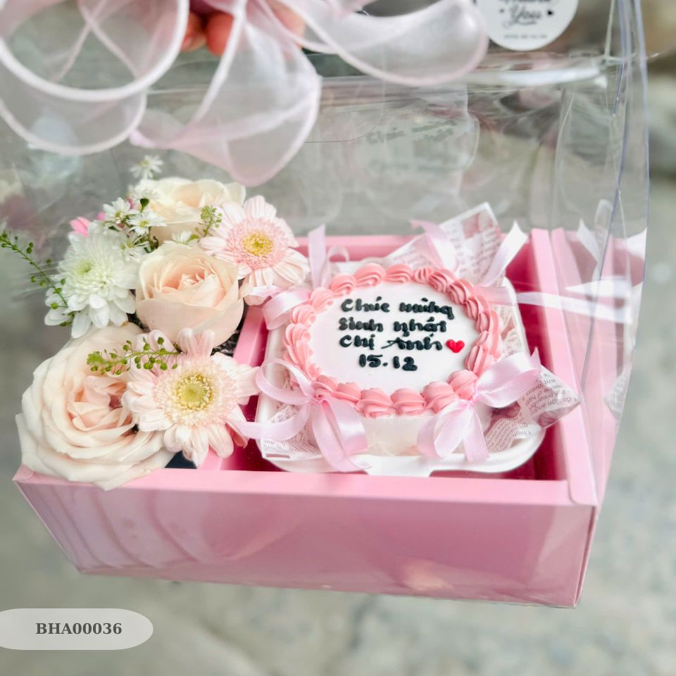 Set Hoa tươi & bánh - BHA00036