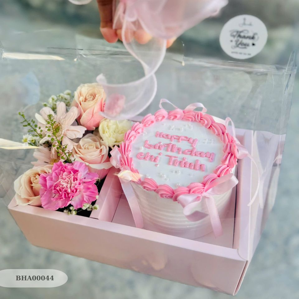 Set Hoa tươi & bánh - BHA00044