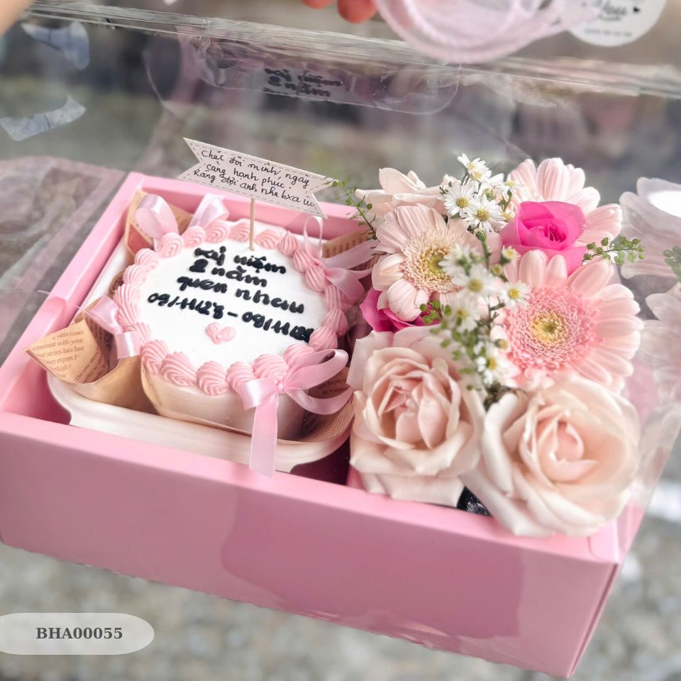 Set Hoa tươi & bánh - BHA00055