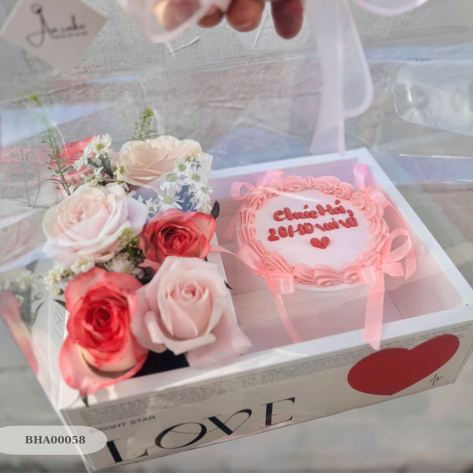 Set Hoa tươi & bánh - BHA00058