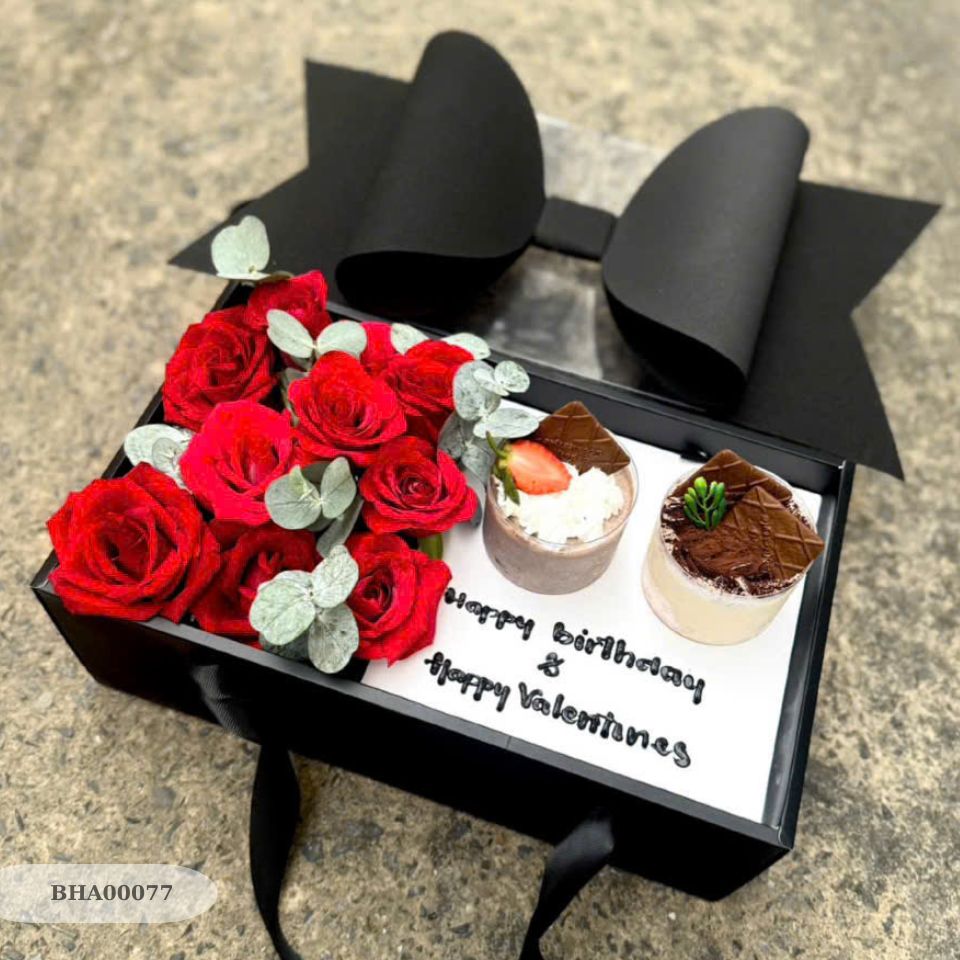 Set Hoa tươi & bánh - BHA00077