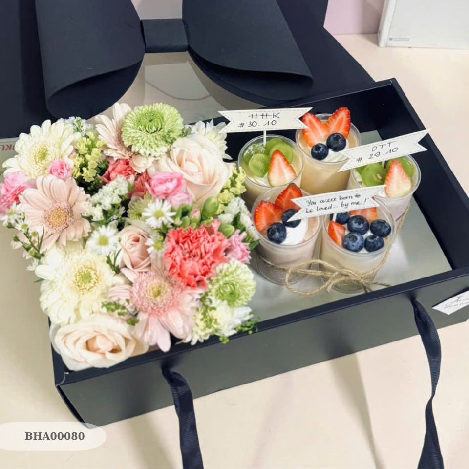 Set Hoa tươi & bánh - BHA00080