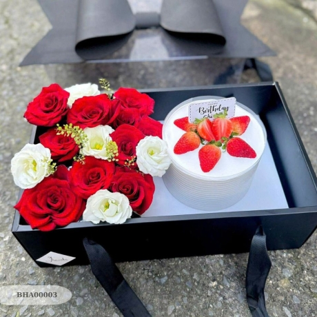 Set Hoa tươi & bánh - BHA00003