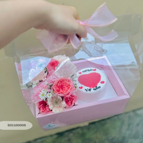 Set Hoa & bánh - BHA00008