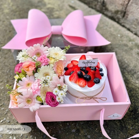 Set Hoa tươi & bánh - BHA00013