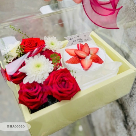 Set Hoa tươi & bánh - BHA00020