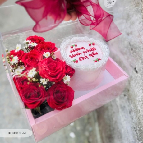 Set Hoa tươi & bánh - BHA00022