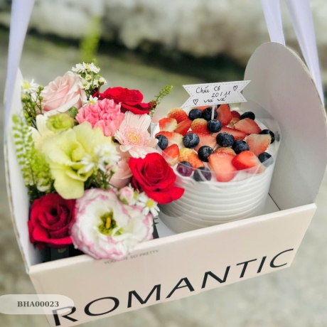 Set Hoa tươi & bánh - BHA00023