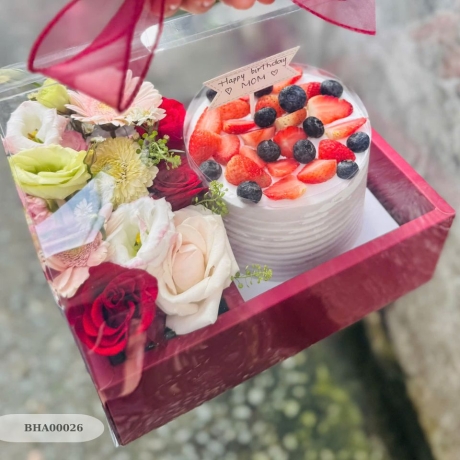 Set Hoa tươi & bánh - BHA00026