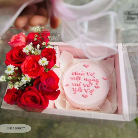 Set Hoa tươi & bánh - BHA00027