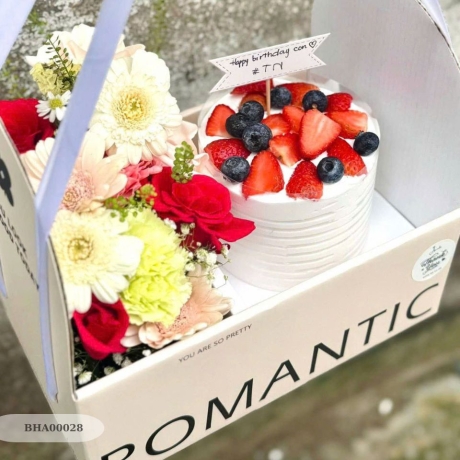 Set Hoa tươi & bánh - BHA00028