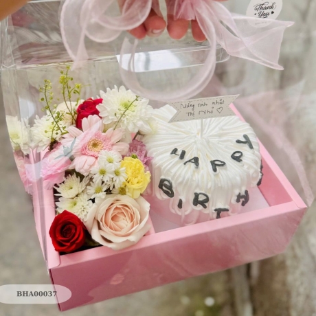 Set Hoa tươi & bánh - BHA00037