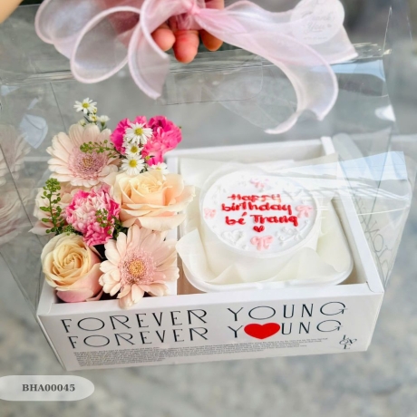 Set Hoa tươi & bánh - BHA00045