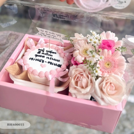 Set Hoa tươi & bánh - BHA00055