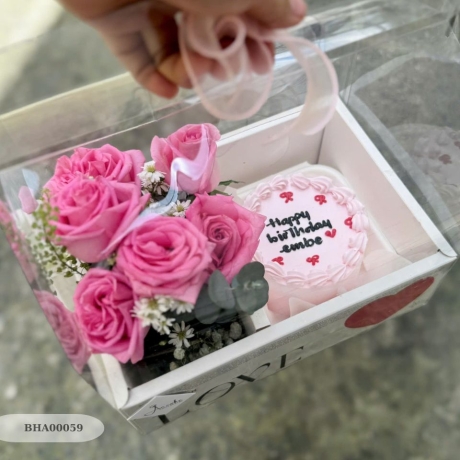 Set Hoa tươi & bánh - BHA00059